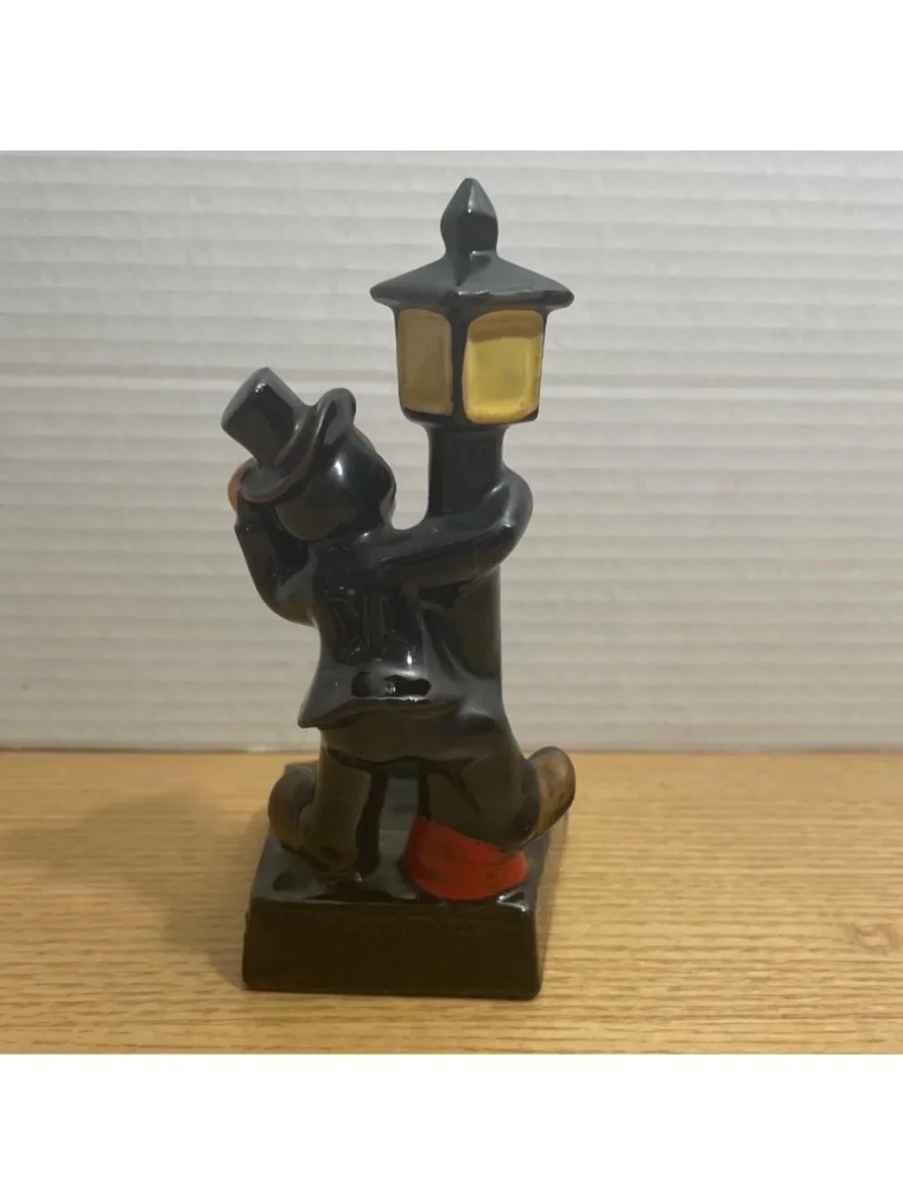 Vtg 1959 Hobo Charlie Chaplin Lamp Post Ashtray Drunk Clown Boozer Japan MCM